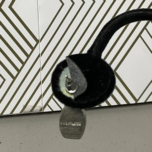 Sterling Silver Turquiose and Opal Earrings Post Back - Picture 6 of 6